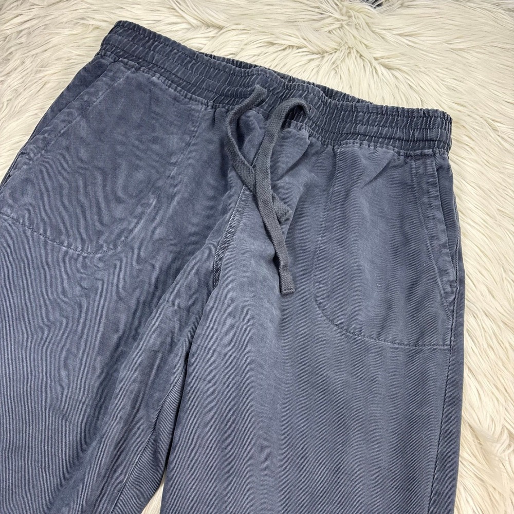 Zara Women's US L Gray Pull On Twill Ankle Pants Elastic Waist Cool Girl Casual - Picture 2 of 6